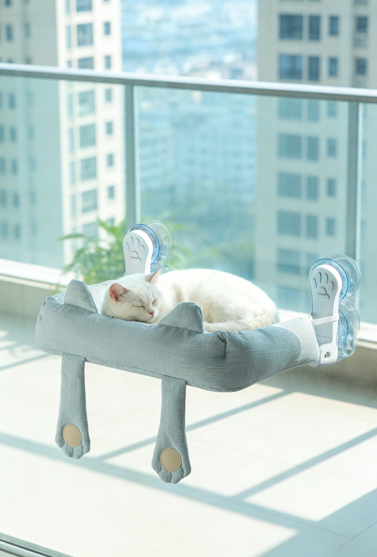 CloudNest™ Window Hammock for Cats – Soft Paw Edition