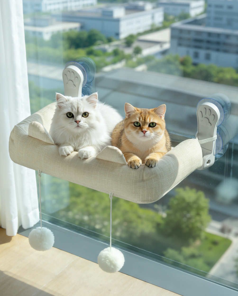 CloudNest™ Window Hammock for Cats – Play Edition