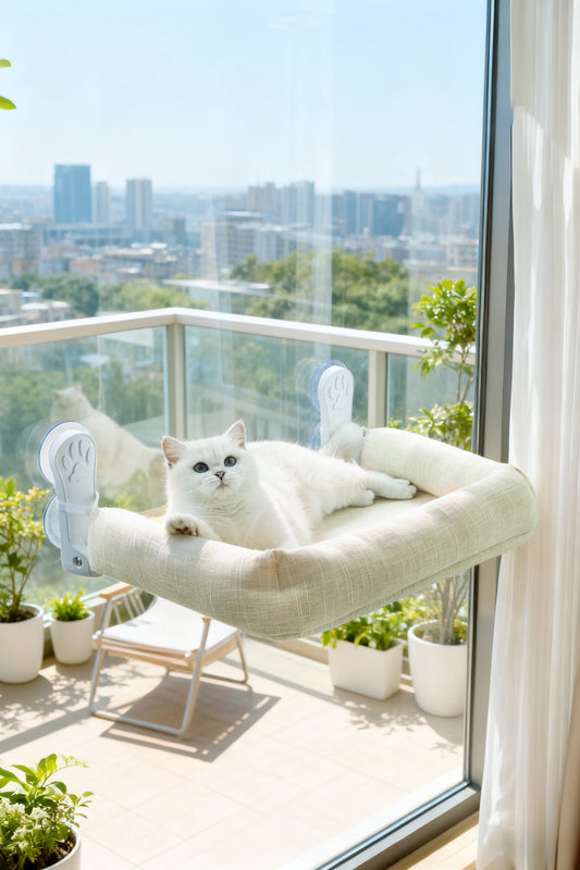 CloudNest™ Window Hammock for Cats – Classic Edition